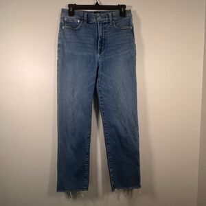 J.Crew Classic Straight Jeans Size 27 Light Wash Womens Denim Casual Fit